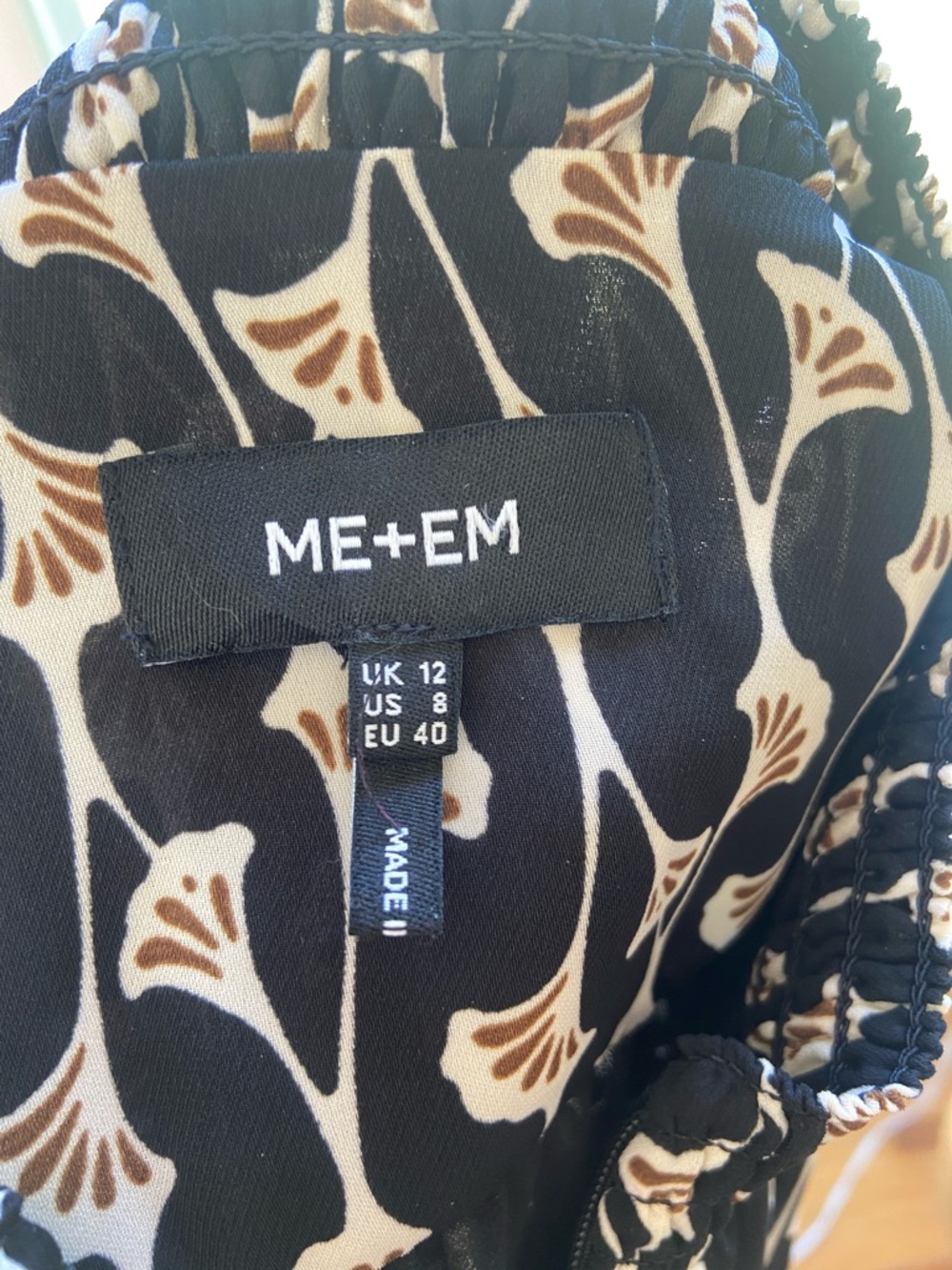 ME+EM Ginkgo Leaf Swing Dress - Picture 13 of 14